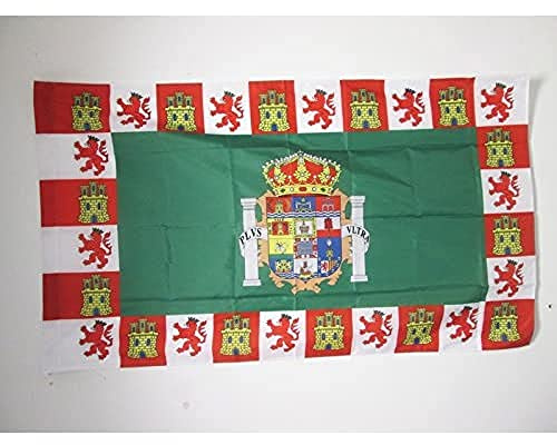 AZ FLAG Bandera Provincia de Cádiz 150x90 cm Española Poliéster 100D Funda | Uso interior y exterior Enseña costuras dobles y bordes reforzados con funda para mástil