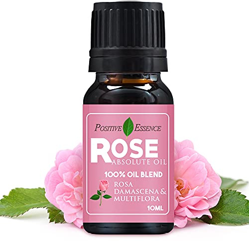 Premium Rose Absolute Oil for Diffusers, Rosa Damascena Floral Aroma, 10 ml | Bold rose aroma • Sweet floral profile • Concentrated aromatic oil • Vegan-friendly • Small-batch packaged