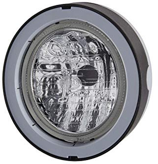 HELLA 1Gm 996 134-091 Halogène-Projecteur De Travail - Mega Beam - 24/12V - Montage Encastré/Raccord Fileté - Fixation En Quatre Points - Éclairage Paysage - Fiche: Amp