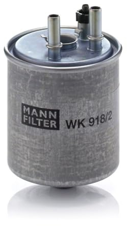 MANN-FILTER, WK 918/2 x Kraftstofffilter | Für PKW, Schutz des Kraftstoffsystems, Injektorschutz, Zuverlässige Kraftstoffversorgung, Echte OE-Technologie