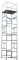 Toptower Classic 7.2m (WH) DIY Galvanised Scaffold Tower - 4' x 4' Base Size