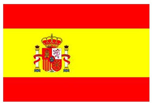 5ft X 3ft World Flags National Country Flag Rugby Football World Cup (33 Different Countries) (Spain)