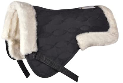 WALDHAUSEN Sattelkissen mit Synthetik-Fell, WB, schwarz