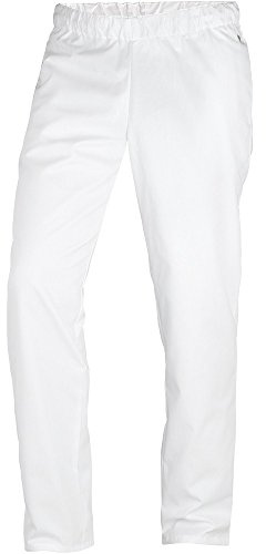 BP 1645 400 Pantalon unisexe en tissu mixte résistant Blanc Taille XS