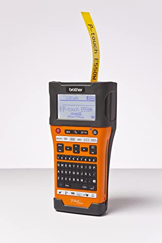 Brother PTE550VWP. Rotuladora electrónica Profesional con conexión PC y WiFi para electricistas e instaladores