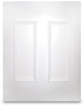 24mm White UPVC Manor Half Door Panel MDF Reinforced Raised Moulded Thick