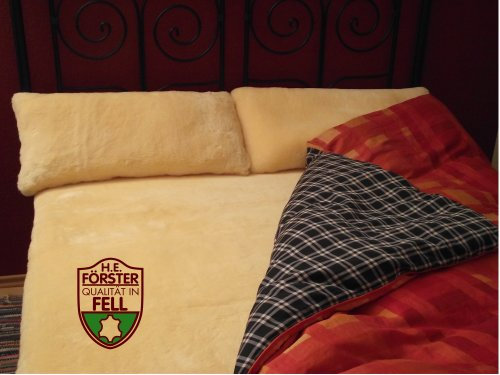 Förster-Fellnest Premium Lammfellunterbett Bettauflage Bettfell 100x200 cm !