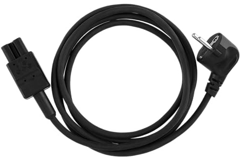 REV Zuleitung, Heißgeräte Anschlusskabel, C16A, 2m, 2300W, 10A, schwarz