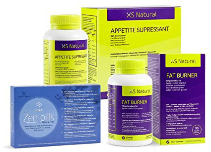 XS Natural - Appetite Supressant: + Fat Burner + Zen Pills