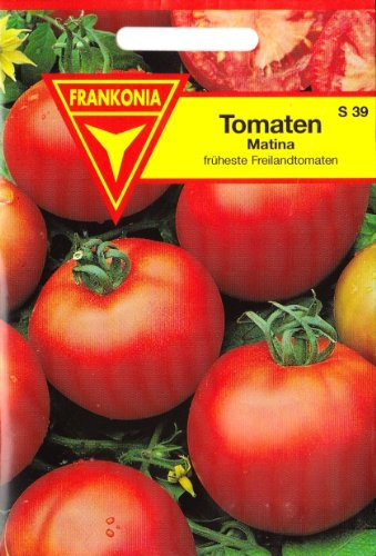 Tomaten, Tomate, Matina, frühe Freilandsorte, ca. 40 Samen