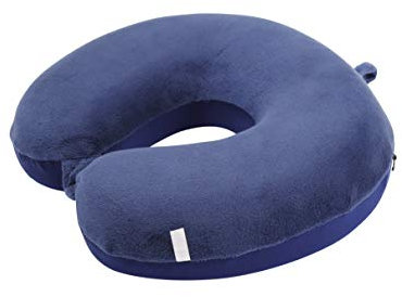 Streetwize - Super Soft Memory Foam Travel Neck Pillow - Support Cushion, Perfect For Long Flights, Reading and Watching TV