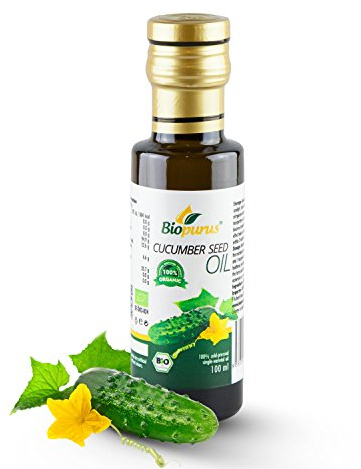 Biopurus Certified Organic Cold Pressed Cucumber Seed Oil 100ml