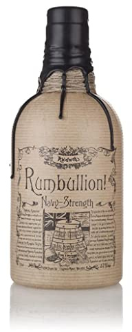 Rumbullion! Navy-Strength, 70cl - 57% ABV Spiced Rum with Cinnamon, Orange and Sweet Vanilla Notes - Hand-Crafted Caribbean Rum Blended and Bottled in the UK