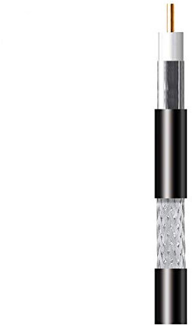 Televes – Cavo coassiale T100 rame/alluminio polietilene 250 m nero