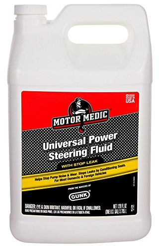 Niteo Motor Medic M2734 Universal Power Steering Fluid with Stop Leak - 1 Gallon