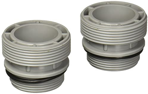 GAME Adapter Conversion Kit for Above Ground Pool - Grey, Pack of 2 4,40mm Hose to 1.5 Inlet/Outlet, Compatible with Intex & Bestway Filters (No Hose Included)