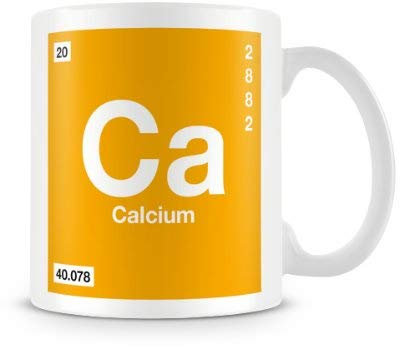 BWW Print - Periodic Table of Elements 20 Ca - Calcium Symbol Mug, Ceramic, 11fl.oz.