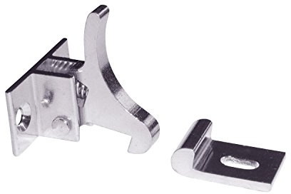 Rok Hardware Extra Heavy Duty Elbow Latch Cabinet Door/Window Catch with Screws (1, Nickel)
