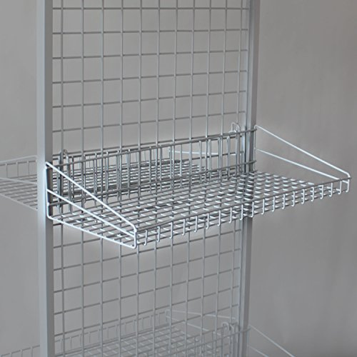 GERSO Korb 59cm tief Silber für Verkaufsständer mit Gitterwand