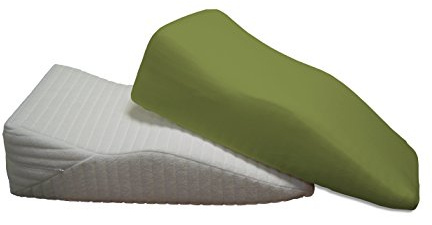 Dukal | Bezug für Witschi Venenkissen | Größe B | 2 Stück | aus hochwertigem DOPPEL-Jersey | 100% Baumwolle | Farbe: lindgrün