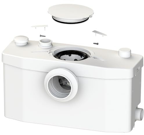 SFA - Saniplus Up - Saniplus Up (46 dB) Silenziatore - Macinatore WC per bagno completo - Grande capacità - Manutenzione Facilitata - 52,6 x 23,5 x 32,9 cm - 400 W - Made in France