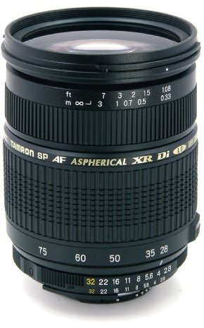 Tamron AF 28-75mm 2,8 XR DI LD ASL SP Macro digitales Objektiv für Nikon (Nicht D40/D40x/D60)