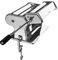 LACOR - 60391 - Máquina de Pasta Fresca, Máquina Laminadora Manual, Cocina Pasta Casera, Acero Inoxidable, 9 Cortes, 260 mm, Plata