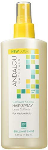 Andalou Naturals Medium Hold Hair Spray Sunflower and Citrus - 8.2 fl oz