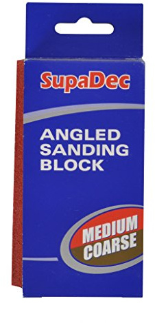 SupaDec Angled Sanding Block Medium/coarse