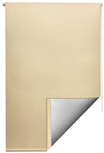 Sol Royal Thermal Roller Blind SolReflect T42 Clamping Blackout Blinds 70 x 220 cm Isolating Darkening Creme Blind