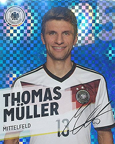 Carte pailletée / REWE DFB Coupe du Monde 2014 Thomas Müller N° 25/34