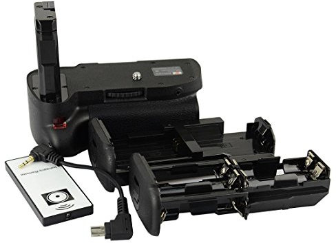 DSTE® Pro Telecomando IR MB-D5100 verticale Battery Grip per Nikon D5100 D5200 SLR fotocamera digitale come EN-EL14