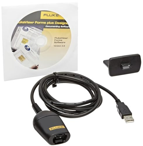 Fluke industriale fvf-sc2 View forme software e cavo USB, IR 180 Series/1653/789/1550B)