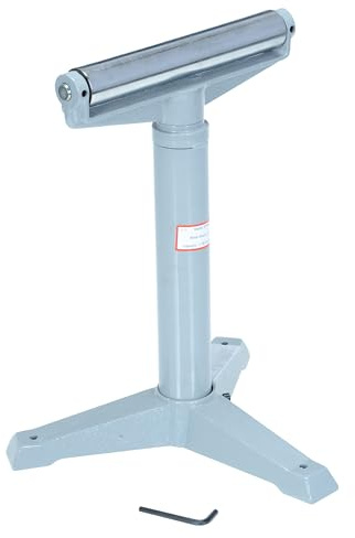 Vestil STAND-H Steel Horizontal Roller Stand 23 In. to 38-1/2 In. Raised Height 1,760 Lb. Capacity Gray
