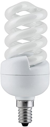 Bombilla de bajo consumo de Espiral MINI 18W rosca E14 de luz cálida 2700ºK, luminosidad alta 900Lm.