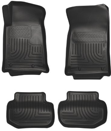 Husky Liners Weatherbeater Floor Mats | Fits 2011-2015 Chevrolet Camaro | Front & 2nd Row, 4-pc Black - 98121