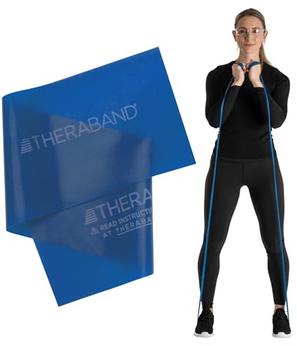 THERABAND Professional Resistance Band, Blue Level 4 Extra Heavy, 5 ft