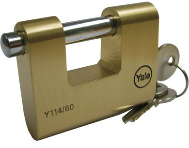 Lucchetto Rettangolare in Ottone 50mm YALE