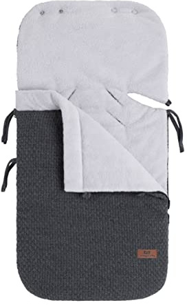 Baby's Only - Fußsack Babyschale 0+ Robust - Fußsack für Autositz - Auch für Maxi-Cosi - Wunderbar Warm - Ganzjährigen Verwendung - Mit 3- und 5-Punktgurten - Anthrazit | Baby Fußsack - Für 5- und 3-Punkt-Gurten Autositz - Babyfußsack Babyschale - Universell verwendbar - für Jungen und Mädchen