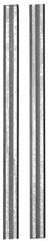 kwb 82 mm Hartmetall Wendemesser für Elektrohobel - 2 Schneidkanten - Robustes Material für glatte Oberflächen