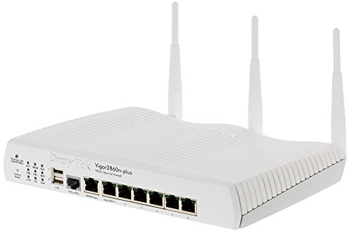DrayTek Vigor 2860n+ Gigabit LAN Router (6-Port, 2X USB)