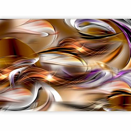 Fotomurale - Carta da Parati Moderna per Soggiorno, Astratto, 400x280 cm | Fotomurali in TNT, Decorazione da Muro XXL, Carte da Parati Moderne, Produzione Europea