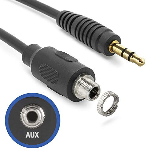 AUX Verlängerung Kabel Adapter KFZ 30cm 3,5mm Klinken Stecker Buchse Kupplung