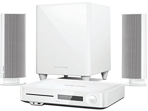 Harman Kardon BDS 480W, Weiß - Heimkinosystem, Blu-ray-Player, 130 W, 3D-fähig, WLAN, NFC, Bluetooth