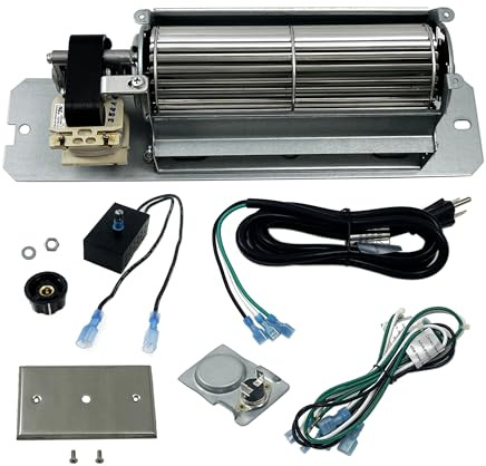 bbq factory GZ550 Replacement Fireplace Blower Fan KIT for Continental, Napoleon, Rotom HB-RB58 (12.75 x 3.73 x 3.23 inches) Fireplace Fan