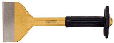 KS Tools 162.0183 Fugenmeißel mit Handschutzgriff, flach oval, 70mm