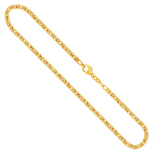 EDELIND Königskette Gold Echtgold 333, 585 oder 750 | Goldkette Herren Damen 2,8 mm | Halskette aus Deutschland | Herren Goldkette mit Schmuck Geschenkbox