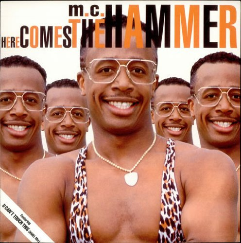 HERE COMES THE HAMMER VINYL 7 SINGLE P/S 1990 MC HAMMER