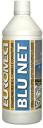 Euromeci Blu Net, Detergente per scarichi e W.C. chimici, 1.000 ml