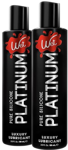 Wet Platinum Silicone-Based, 3 Fl Oz (2-Pack)